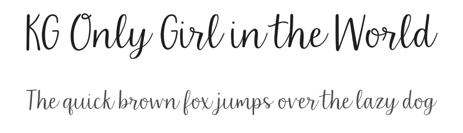 KG Only Girl in the World