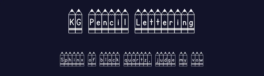KG Pencil Lettering by Kimberly Geswein — Decorative Font — thumbnail 2