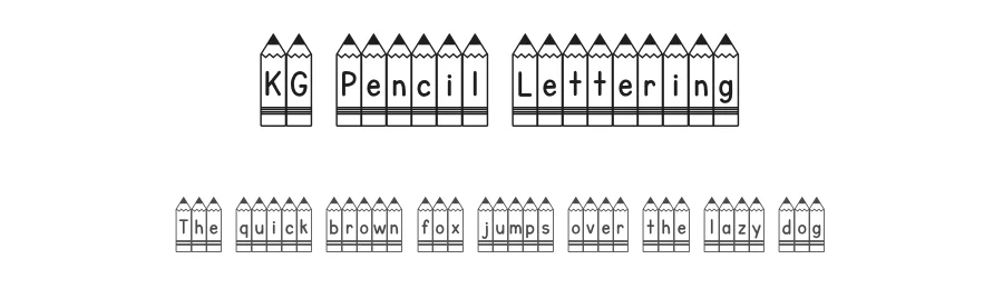 KG Pencil Lettering by Kimberly Geswein — Decorative Font