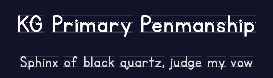 KG Primary Penmanship by Kimberly Geswein — Script Handwritten Font — thumbnail 2