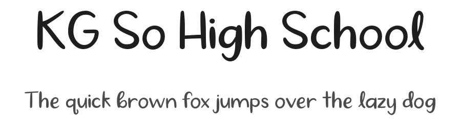 KG So High School