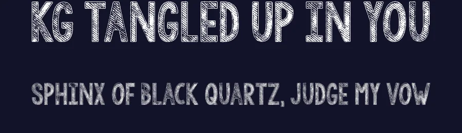 KG Tangled Up In You by Kimberly Geswein — Decorative Font — thumbnail 2