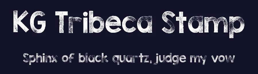 KG Tribeca Stamp by Kimberly Geswein — Decorative Font — thumbnail 2