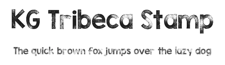 KG Tribeca Stamp by Kimberly Geswein — Decorative Font
