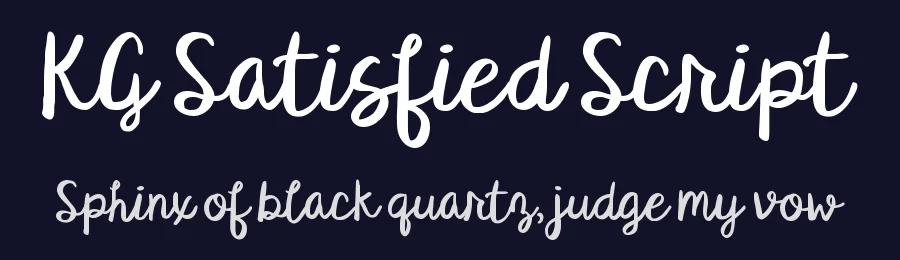 KG Satisfied Script by Kimberly Geswein — Script Handwritten Font — thumbnail 2