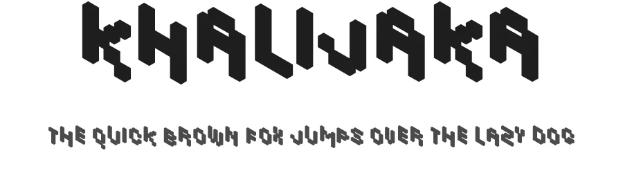Khalijaka by Jan Novák — Display Font