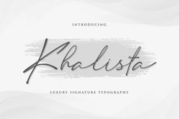 Khalista Font by Aqeel_Art — Script Handwritten Font