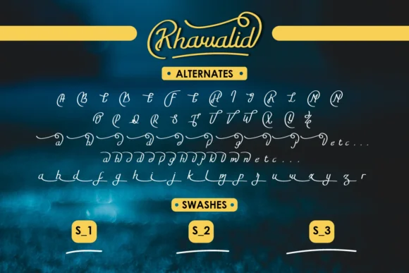 Khawalid Font by raynstudio — Script Handwritten Font — thumbnail 5