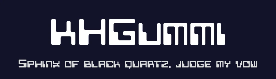 KHGummi by Televo — Display Font — thumbnail 2