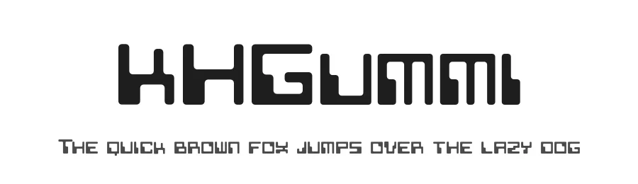 KHGummi by Televo — Display Font