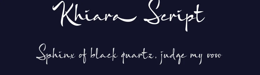 Khiara Script by Nugs Studio — Decorative Font — thumbnail 2