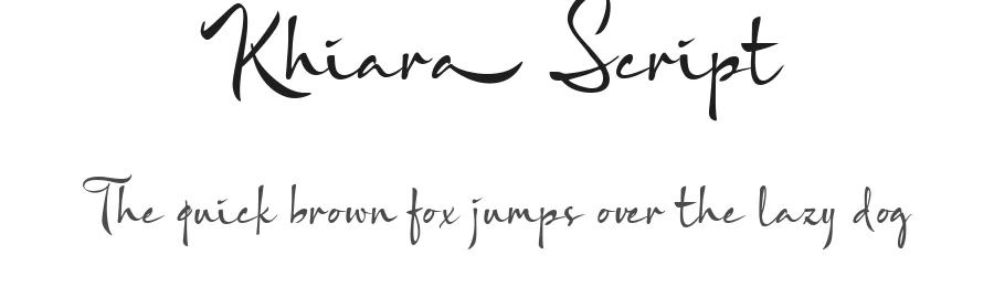 Khiara Script by Nugs Studio — Decorative Font