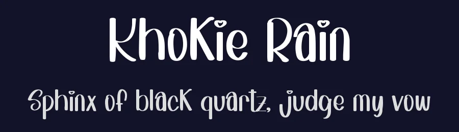 Khokie Rain by Inermedia Studio — Script Handwritten Font — thumbnail 2