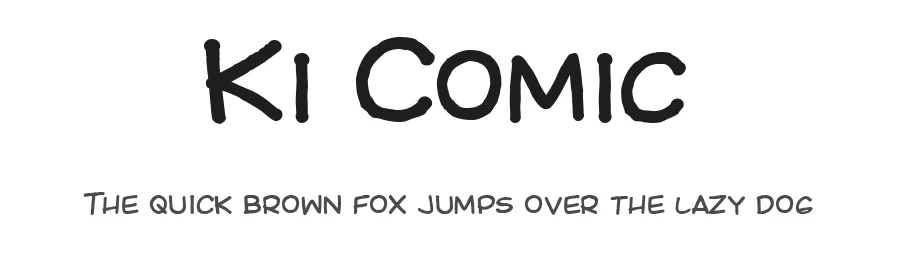 Ki Comic by Masklin — Decorative Font