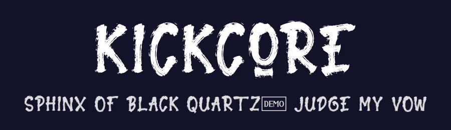 Kickcore by Prioritype Co — Script Handwritten Font — thumbnail 2