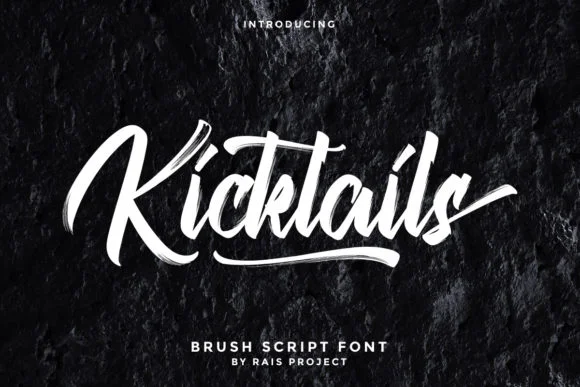 Kicktails Font by RaisProject — Script Handwritten Font