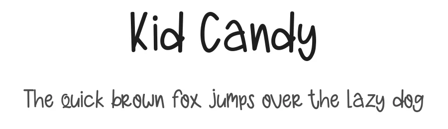 Kid Candy by Zeenesia Studio — Decorative Font