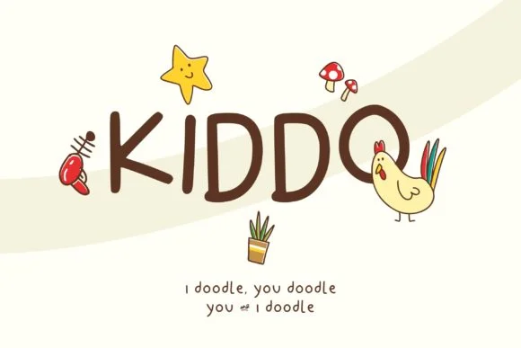 Kiddo Font by moonbandit — Script Handwritten Font