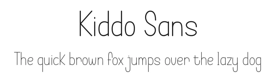 Kiddo Sans
