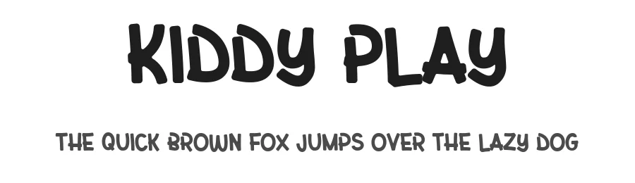 Kiddy Play by Tokokoo Studio — Decorative Font
