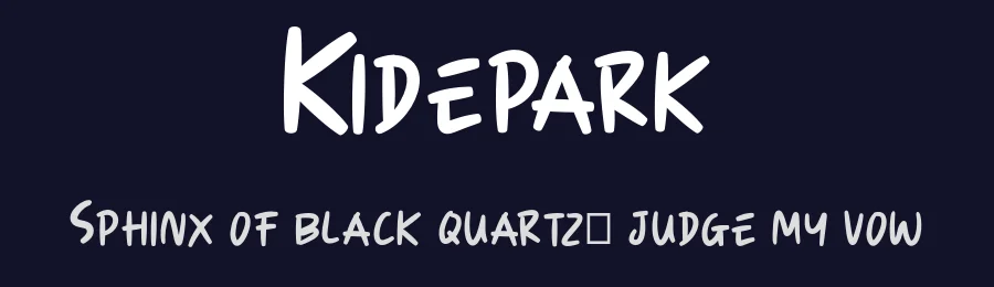 Kidepark by selawetype — Decorative Font — thumbnail 2