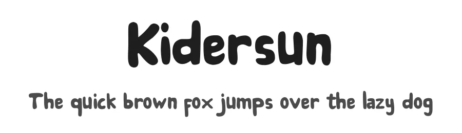 Kidersun by Koplexs Studio — Decorative Font