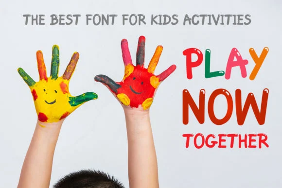 Kids Balloon Font by OWPictures — Script Handwritten Font — thumbnail 2
