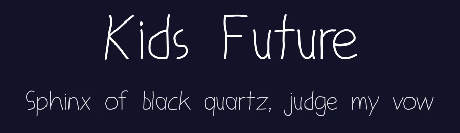 Kids Future by Aviu Polanco — Script Handwritten Font — thumbnail 2