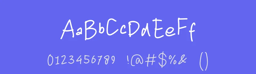 Kids Hand by MJType — Script Handwritten Font — thumbnail 3