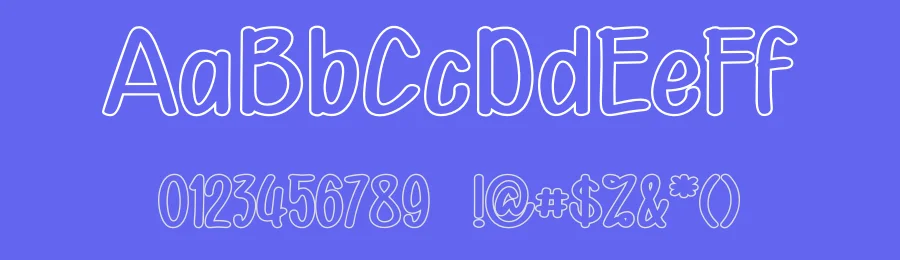 Kids Knowledge 2 by 38.lineart — Decorative Font — thumbnail 3