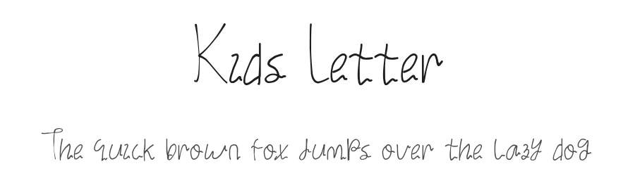 Kids Letter