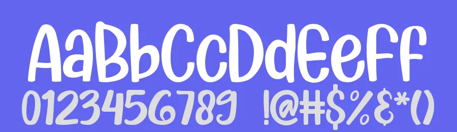 Kids Monday by Pandan Wangi — Decorative Font — thumbnail 3
