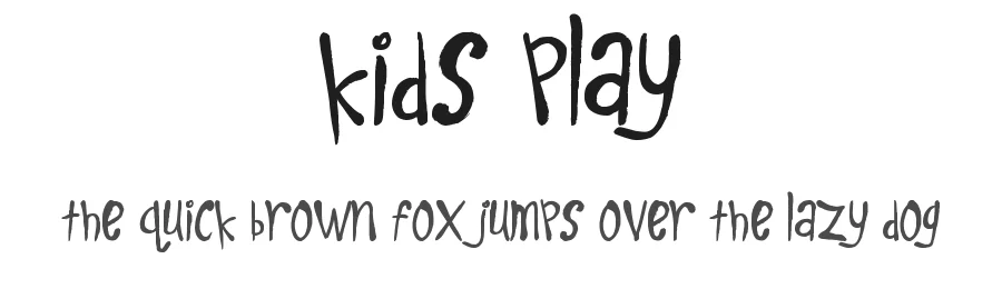 Kids Play by JSH creates — Decorative Font