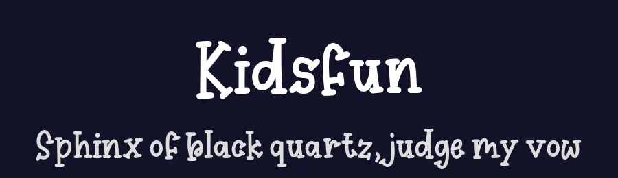 Kidsfun by Balpirick Studio — Decorative Font — thumbnail 2
