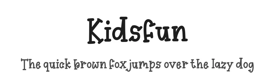 Kidsfun by Balpirick Studio — Decorative Font