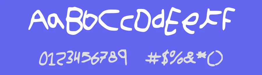 Kidswritting by Antoine Boucher — Script Handwritten Font — thumbnail 3