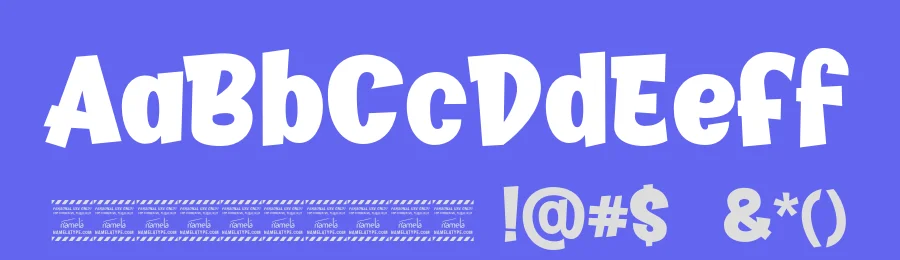 Kidzhood by Namela Type — Decorative Font — thumbnail 3