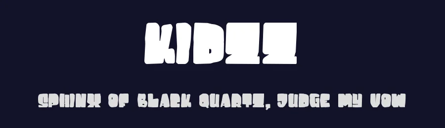 Kidzz by Jujun Gag — Decorative Font — thumbnail 2