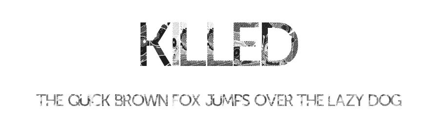 KillEd by mygmailklasky β Decorative Font