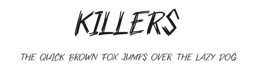 Killers by Erik Studio — Decorative Font