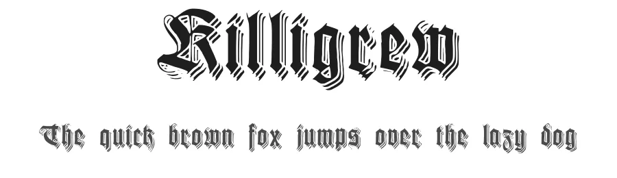 Killigrew by Paul Lloyd — Blackletter Font