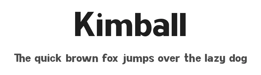 Kimball by Konstantine Studio β Sans Serif Font