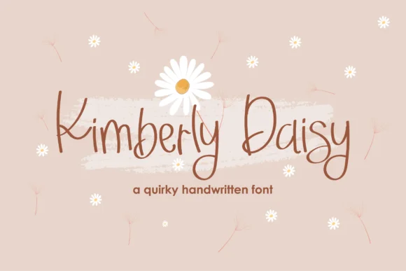 Kimberly Daisy Font by Graphicted.Co — Script Handwritten Font