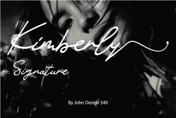 Kimberly Signature Font by johndesign540 — Script Handwritten Font
