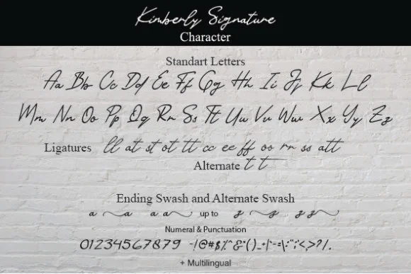 Kimberly Signature Font by johndesign540 — Script Handwritten Font — thumbnail 5