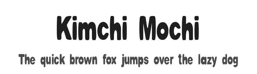 Kimchi Mochi
