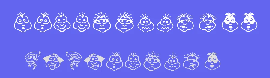 Kims Toons by Omega Font Labs — Dingbats Font — thumbnail 3