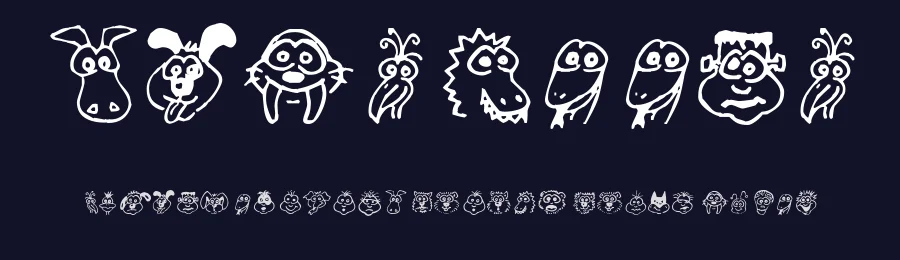 Kims Toons by Omega Font Labs — Dingbats Font — thumbnail 2