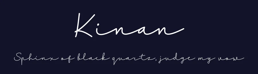 Kinan by Zuzulgo Studio — Script Handwritten Font — thumbnail 2