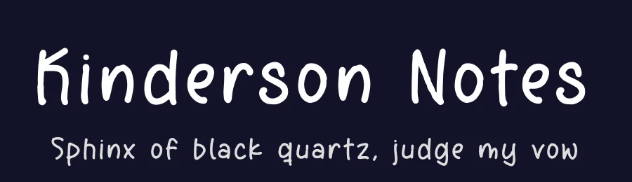 Kinderson Notes by Perspectype Studio - Letterena.com — Script Handwritten Font — thumbnail 2